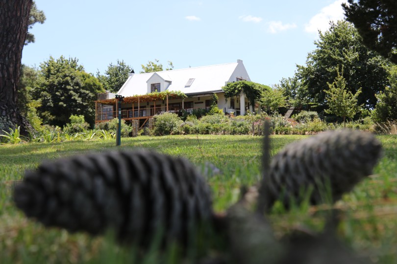 The house at Shannon Vineyards.