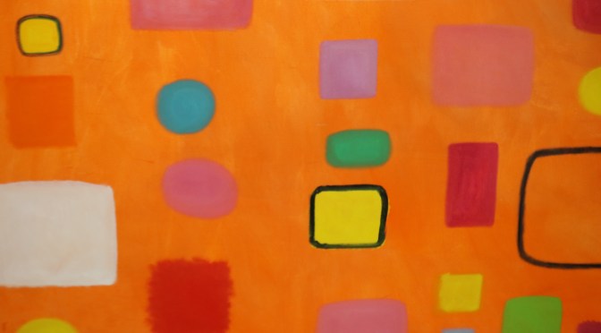 Colourful art at Leeuwin Estate.