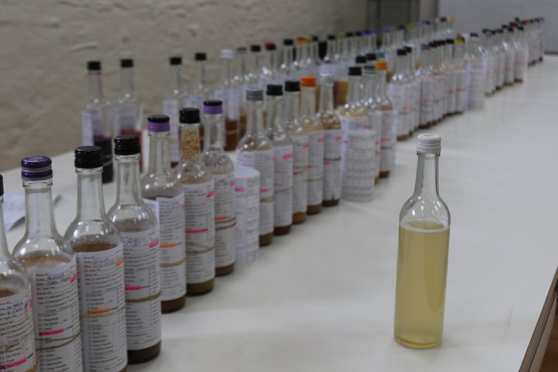 The Yalumba winery tasting laboratory in the Barossa Valley Australia.