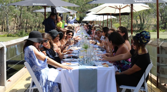 Regional World Longest Lunch at Tahbilk Estate Australia.