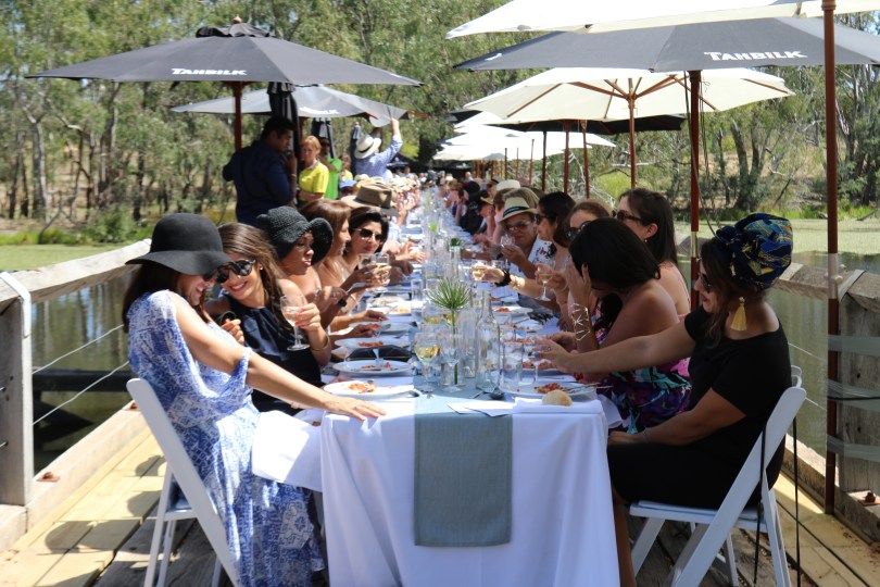 Regional World Longest Lunch at Tahbilk Estate Australia.