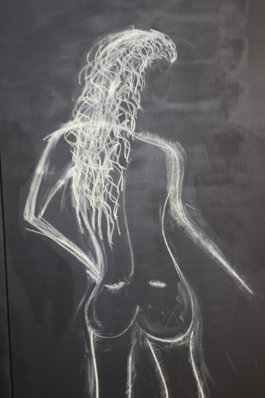 Chalk board at Sallys Corner.