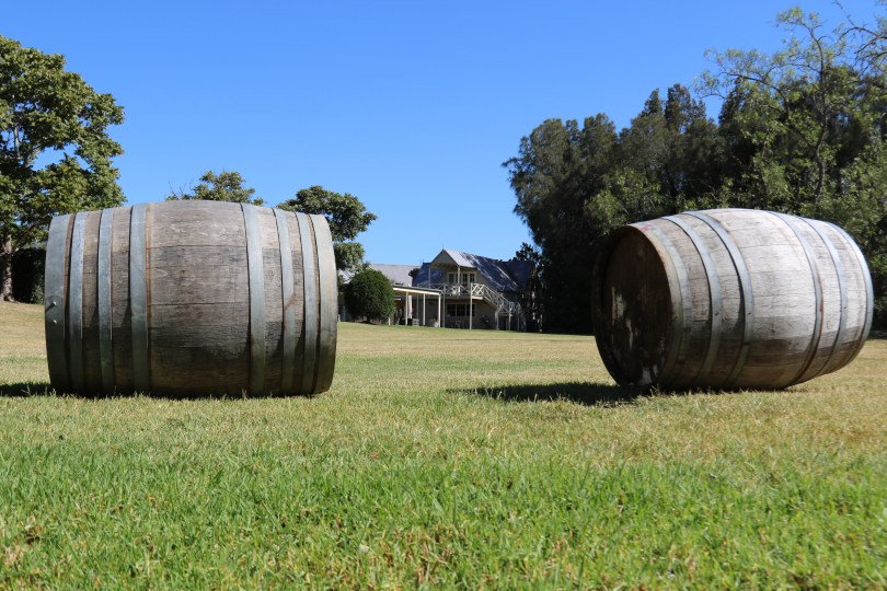 Barrels at Pepper Tree Wines.