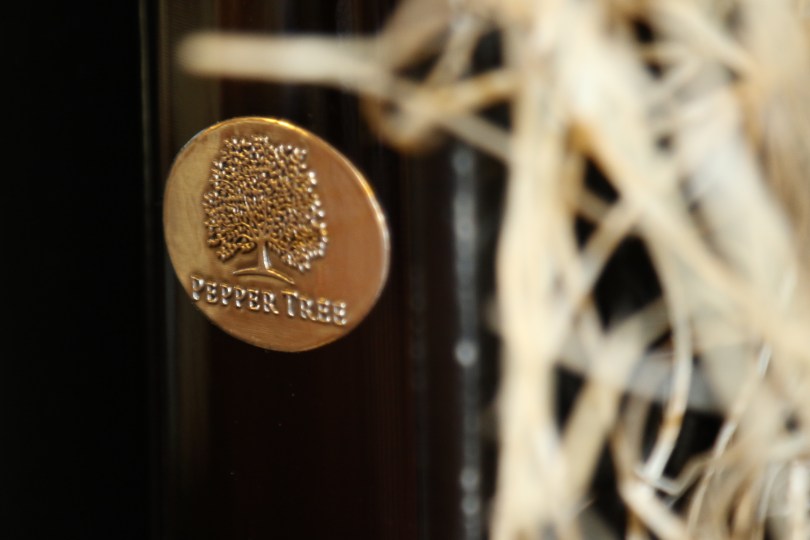 Pepper Tree Wines bottle.