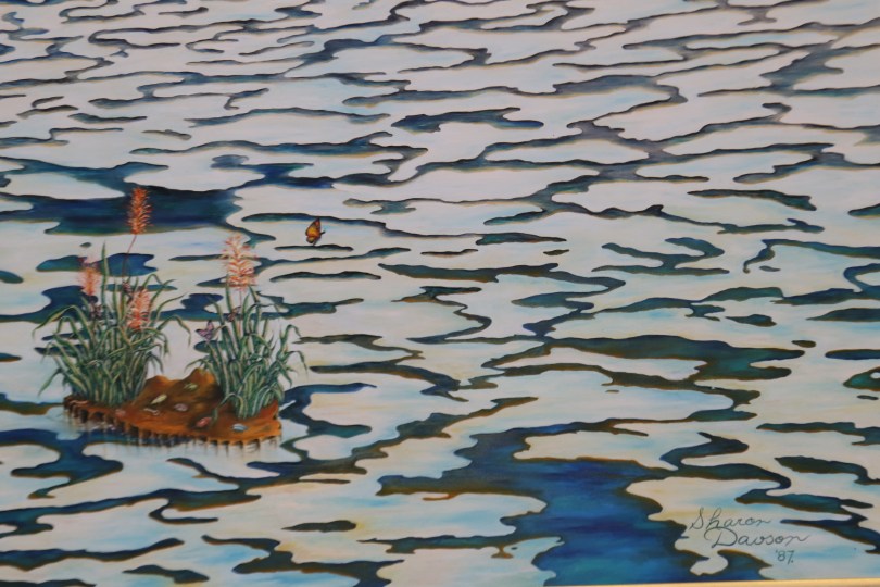 Painting at Small Winemakers Centre.