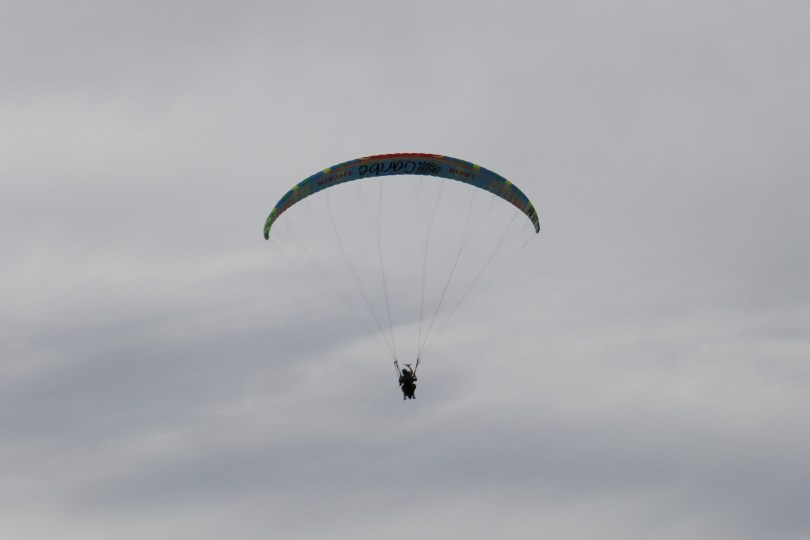 Parascending in Queenstown New Zealand.