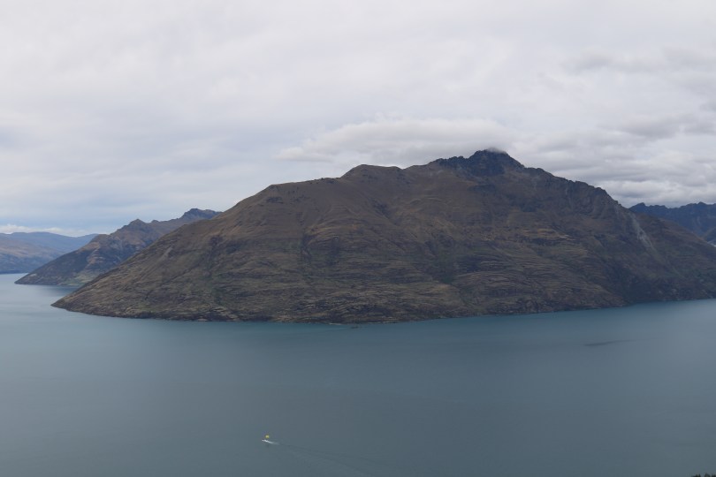 Lake Wakatipu in Queenstown New Zealand.