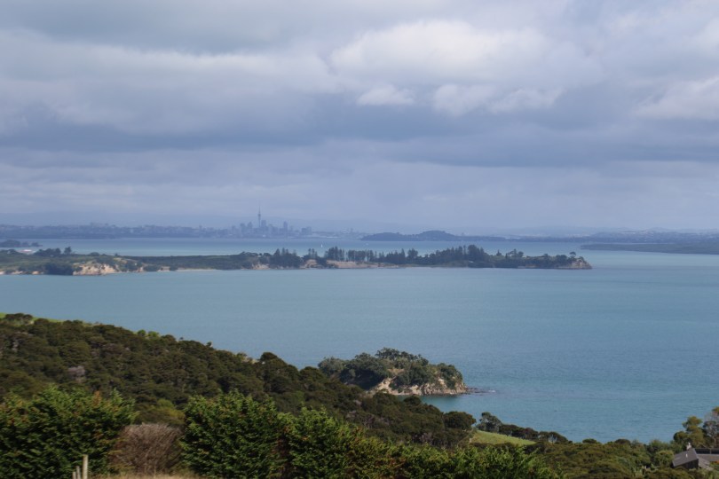 View towards Auckland from Waiheke Island.