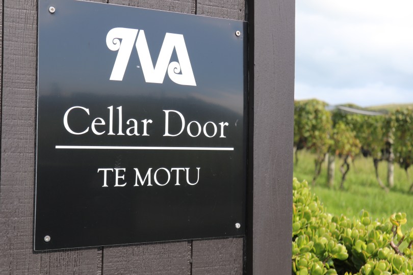 Te Motu Wines Cellar Door on Waiheke Island in New Zealand.
