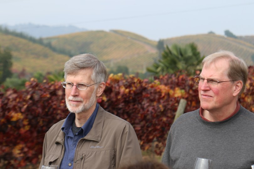 The Paule brothers visiting the Kingston Family Vineyards in Chile.
