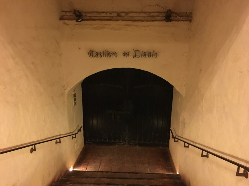 The cellar door at Concha Y Toro in Chile.